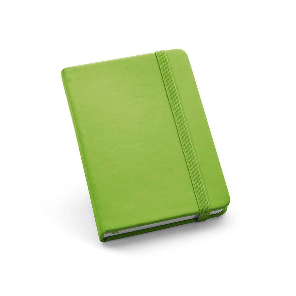 Bloc-notes publicitaire en simili-cuir Vert Clair
